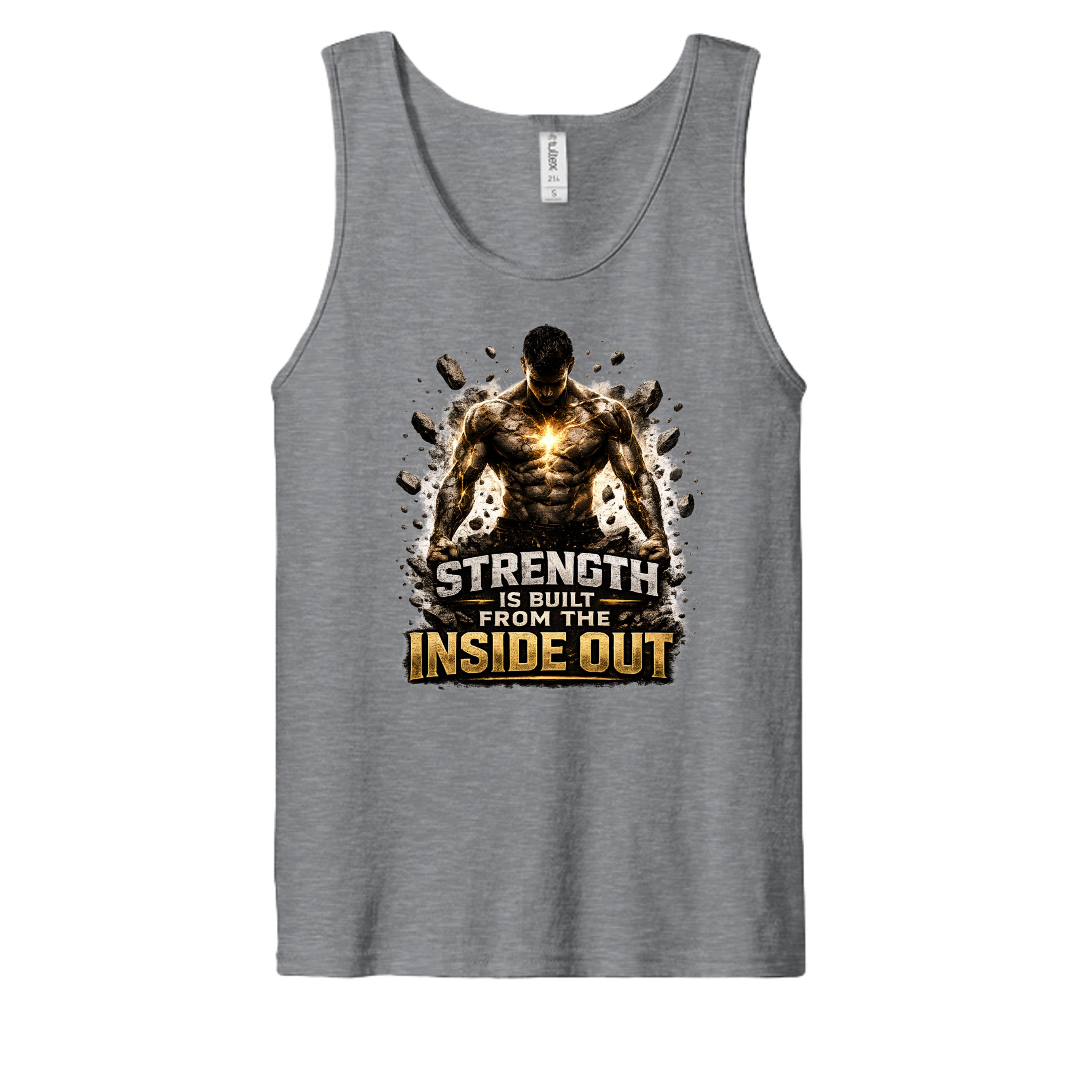 Heather Grey - S105 - FRONT