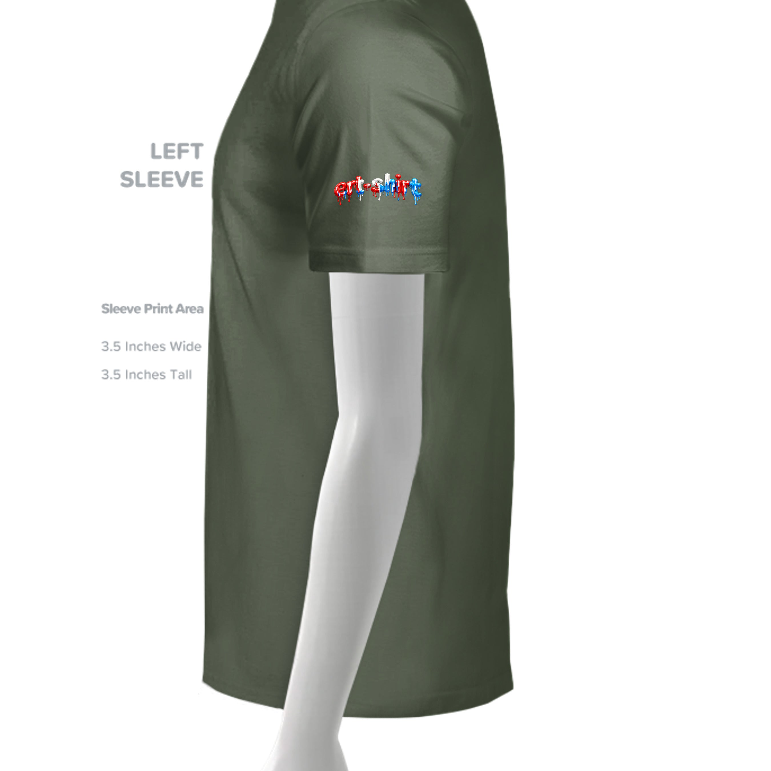 Military Green - B6400 - SLEEVE_LEFT